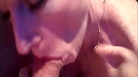 Blowjob and Creampie for Grandma!