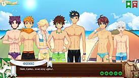 Game Friends Camp Episode 13: Natsumi Fucks Kentaro Hard with Monster Cock in Russian Hentai