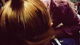 doña gives blowjobs with happy endings in lingerie, deepthroat and anal