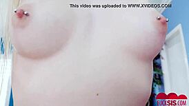 Inexperienced teen Jadyn Hayes gets cum on ass in sex test