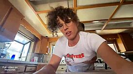 Stepmom’s Big Ass and Curly Hair in Taboo Hentai Action