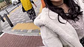 raw bareback sex with a wild 20-year-old slut... her huge tits and hairless body drive me crazy! 😍