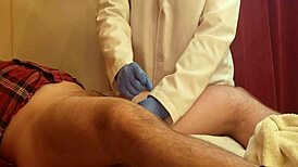 Suggestive Urologist Sessions with Handjob and Massage Roleplay