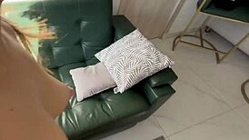 Wow, Colombian blonde takes a massive creampie! 😲