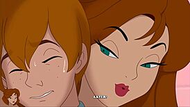 Milftoon Drama: Brunette MILF Seduces Daughter's Boyfriend Janet