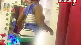 Young pretty girl named anita tries soya milk on her ass for the first time