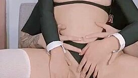 i fucked this innocent otaku schoolgirl whore in maid cosplay riding my cock