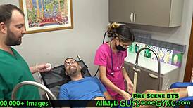 i can’t believe angel ramiraz, naked doc, jerks my restrained cock at cum clinic extraction 6. full film at guysgonegynocom!