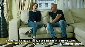 मासूम लड़की अपनी टाइट चूत फैलाती है पहली डिफ्लोरेशन के लिए