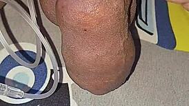 Myanmar Gay Cocklover Explores Monster Cock In Homemade Saline Injection