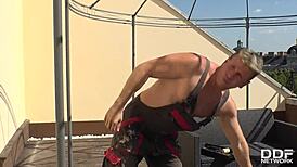 Ever tried a rooftop blowjob with MILF Vyvan Hill?