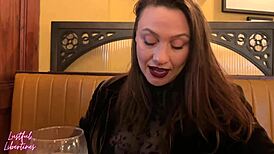 Cheating Boss Gets Surprise Facial Cum in Pub Toilet Encounter