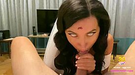 Wifebucket’s homemade porn, wanna see Halloween blowjob action?