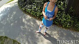 legal age teen dani desire offers a naughty and wild gig