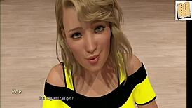 John Gives Kimmy Unexpected Orgasm in Anime Hentai