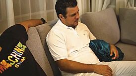 my stepmom and stepdad take my ass for the first time. cuckold boyfriend watches naty delgado and kathalina7777.