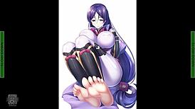 Anime feet challenge makes you jerk off to toes