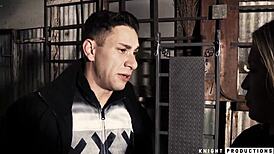 the punisher xxx with sloppy deepthroat and big cock licking