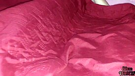 Stepbrother Seduces Stepsister Under Sheets While Families Are Away