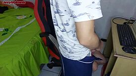 Boss Spanks Rough Slut with Big Cock While Riding and Moaning Bent Over