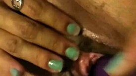 Latina Amateur Squirts In Close-Up Orgasm With Big Dildo