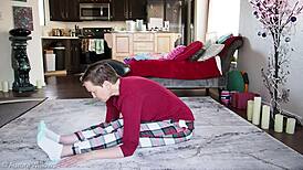 Yoga Lesson 351 With Femdom Milf Girlfriend