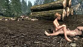 nookie with norbe in wild 3d fantasy cheating ride