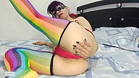 Tight Pussy in Erotic Lingerie on Skinny Latina Amateur in Dorm