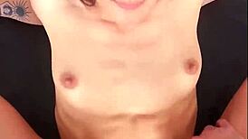 creepy pa caught me on phone, draining cum from that big cock?