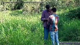 Watch this ethnic boy fuck gay in outdoor pitstop?