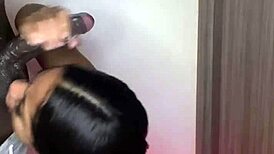 Cute Latina Model Sucks Best Friend's Cock in Amateur Couple Reality with Facial Cumshot