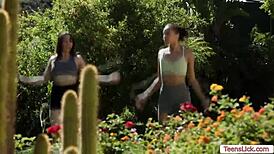 Alexis and Whitney lick each other's pussies passionately