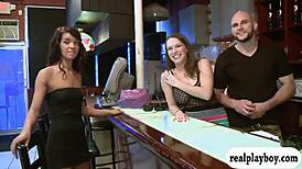 two pretty women get pounded on turns for some money