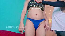 Hot Pinky Club Dancer Gets Fucked in Shaved Pussy