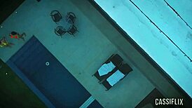 Wild Pool Party Turns Into Anal Action With My Friend's Crazy Boyfriend on Cassiflix