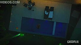 Wild Pool Party Turns Into Anal Action With My Friend's Crazy Boyfriend on Cassiflix