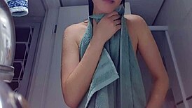 I Rubbed My Pussy in the Shower, Teasing with Big Cock