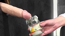 Euro slut gets completely soaked in spunk, what’s her wild fetish?