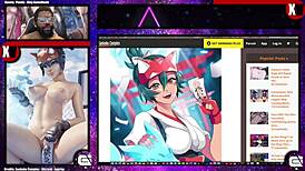 Tight pussy kiriko in overwatch 2 is looking like a major slut in these illustrations