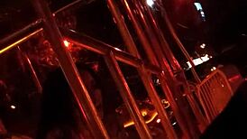 Frankie Strips Hot Stockings in Wild Retro Striptease Scene. Clothes Ripped for Raw Spying Action!