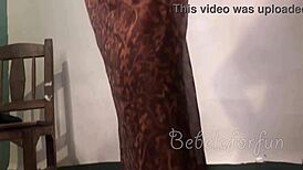 I fuck my pussy with a big black cock dildo, oh yeah!