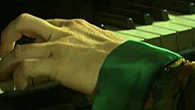 Wow, check this brunette maid in a hot threesome with boss and friend’s big cock!