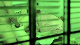 Girlfriend's big cock affair spied across window