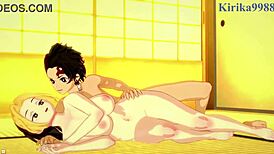 i fucked hinatsuru, makio, suma, and tanjiro in demon slayer hentai