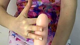 Cute Brunette Anna Sky in Lingam Massage POV Video