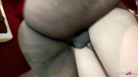 Milf Nadja Licks Creampie After Bimbo Threesome