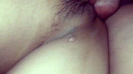 Follando a mi novia con condon en misionary