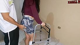 Milf Madrasta Seduces Stepson with Perfect Curvy Ass Bent Over