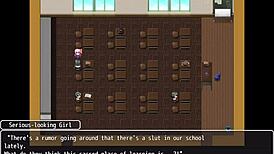 Cute anime girl feels desperate for friends, willing to take big cock and cum on ass in hentai fetish.