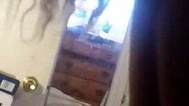 Intimate moments shared between husband and wife at home